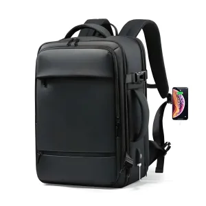 Leo | Expandable Hand Luggage Backpack with USB Port
