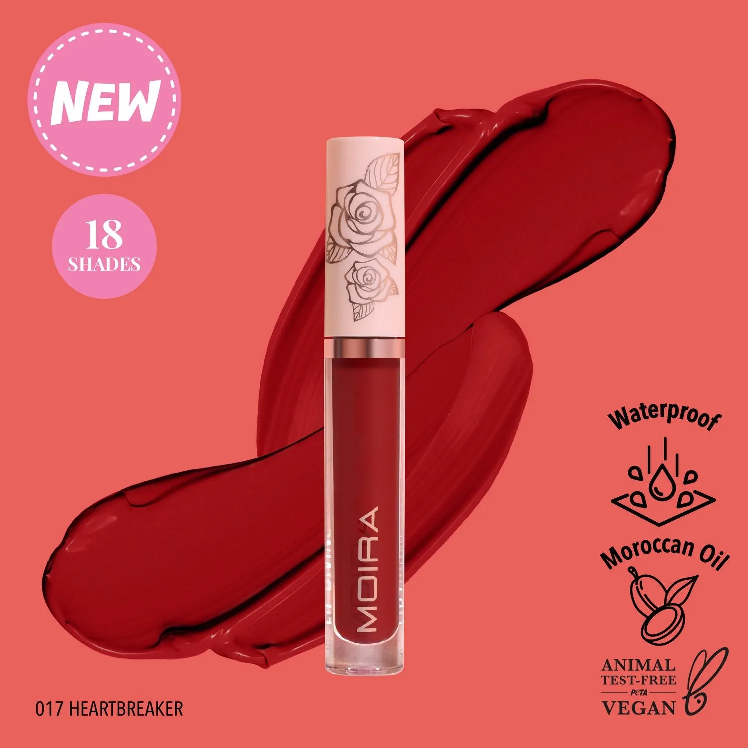 Lip Divine Liquid Lipstick #017 HeartBreaker