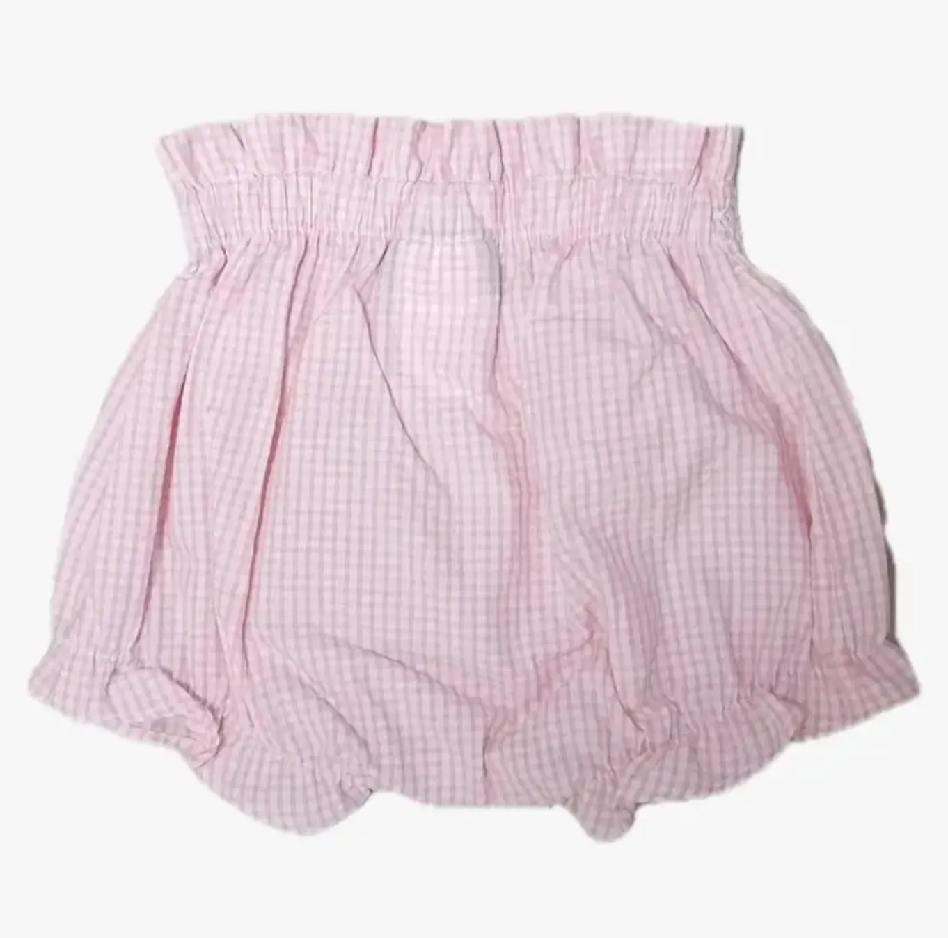Little Threads Pink Checkered Diaper Cover