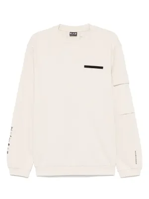 Logo cotton crewneck sweatshirt