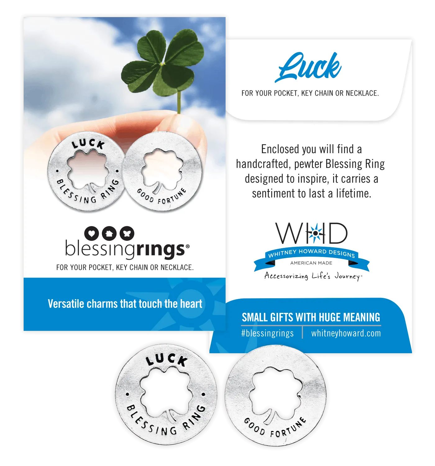Luck Blessing Ring Charm