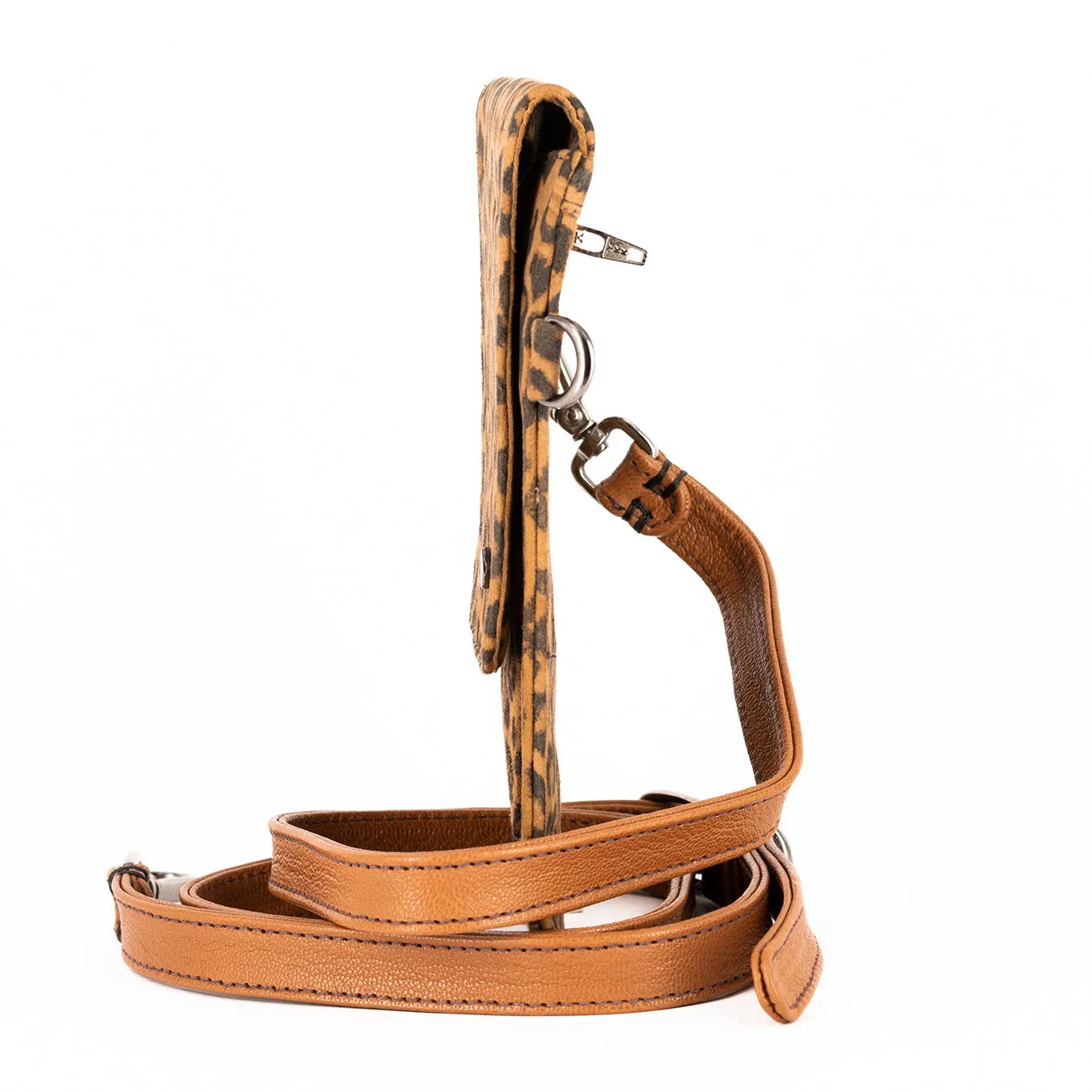 Lupita : Ladies Leather Crossbody Purse in Spotted Lisoto
