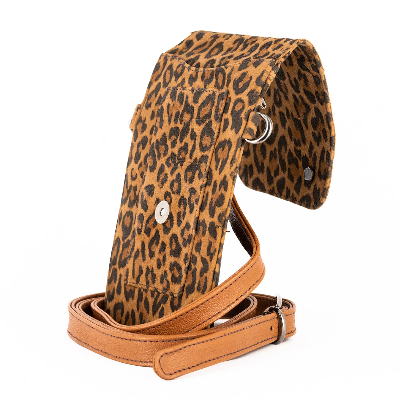 Lupita : Ladies Leather Crossbody Purse in Spotted Lisoto