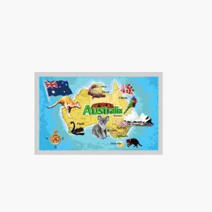 Magnet Foil LS AUS Map