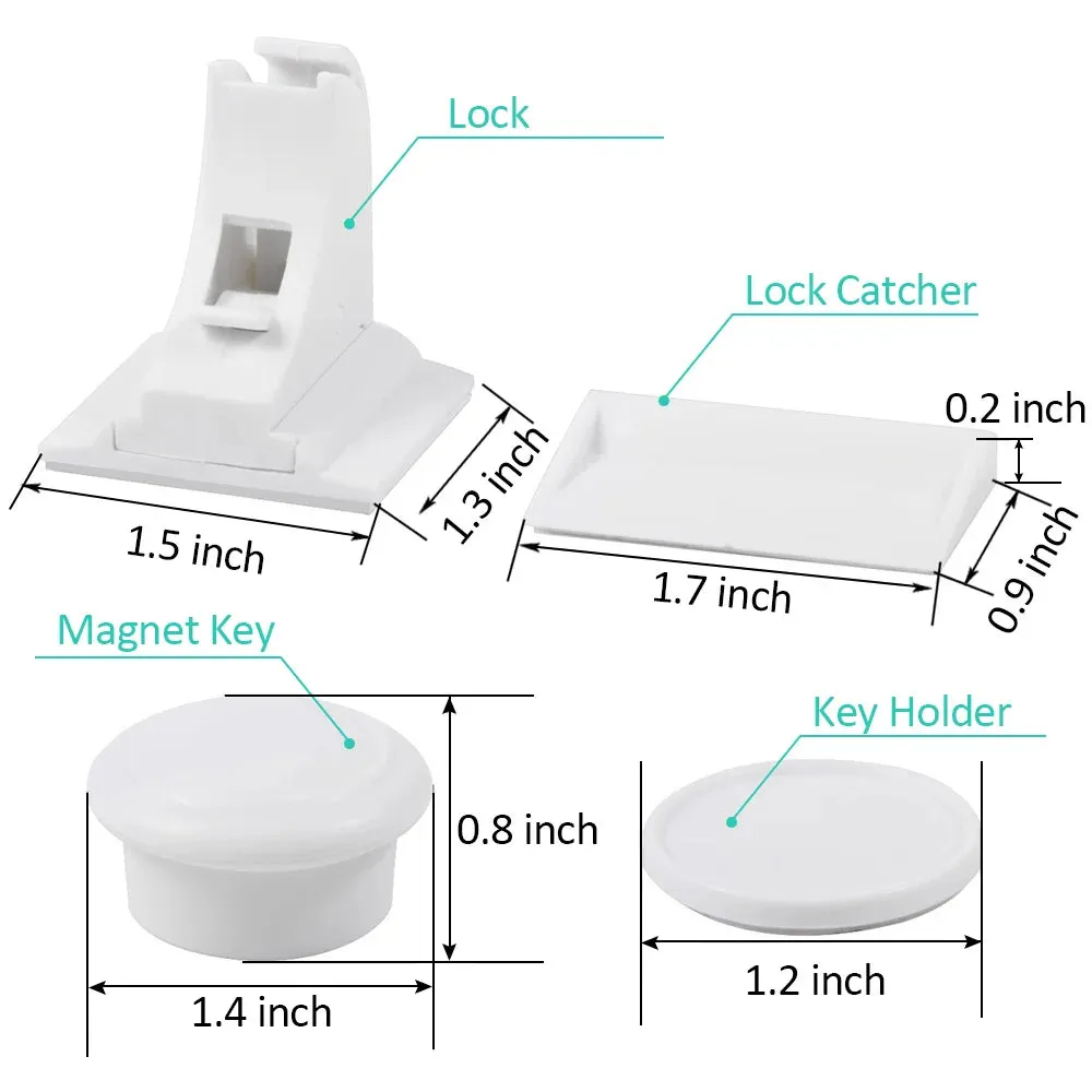 Magnetic Child Lock for Cabinet and Drawer Safety