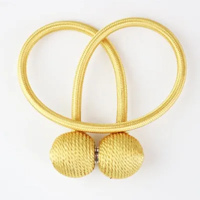 Magnetic Curtain Tieback High Quality Holder Hook Buckle Clip Curtain Tieback Polyester Decorative Home Accessorie