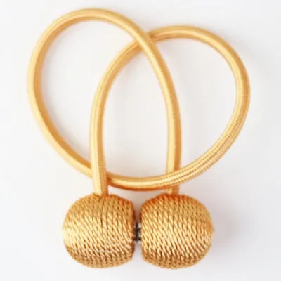 Magnetic Curtain Tieback High Quality Holder Hook Buckle Clip Curtain Tieback Polyester Decorative Home Accessorie