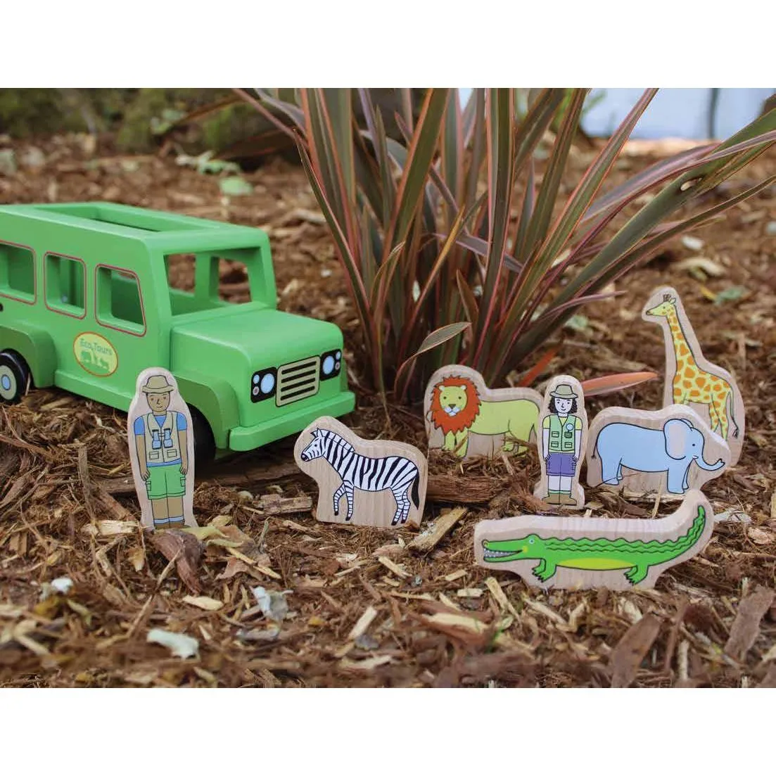 Magnetic Wooden Safari Eco Rover