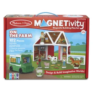 MAGNETIVITY BUILDING PLAY SET - ON THE FARM (D)