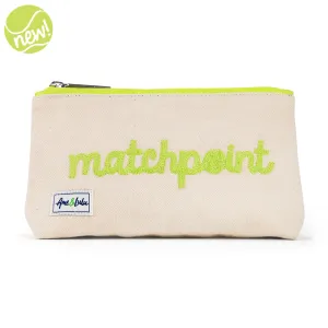 Matchpoint Stitched Brush it Off Cosmetic Case