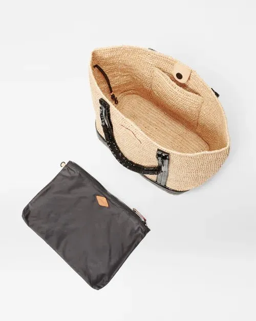 MEDIUM RAFFIA TOTE