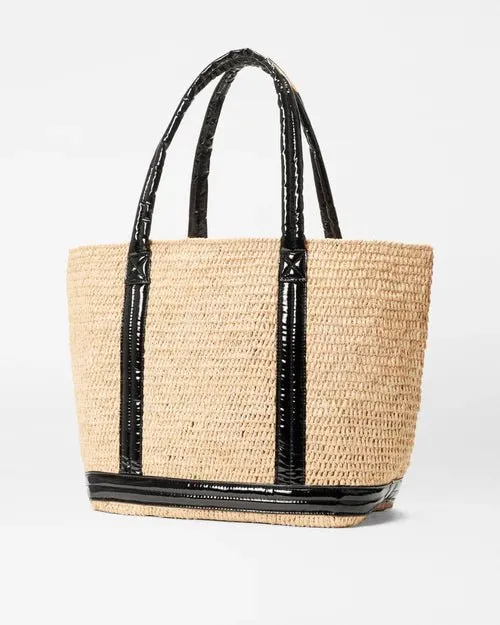 MEDIUM RAFFIA TOTE