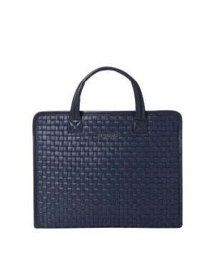 MEDIUM WOVEN BOX TOTE