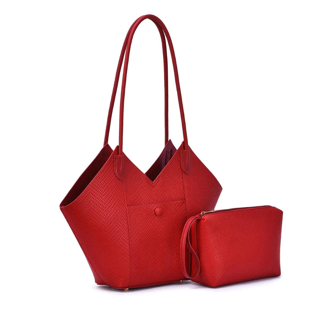 Mellow World Winston 2-in-1 Tote Maroon Bag