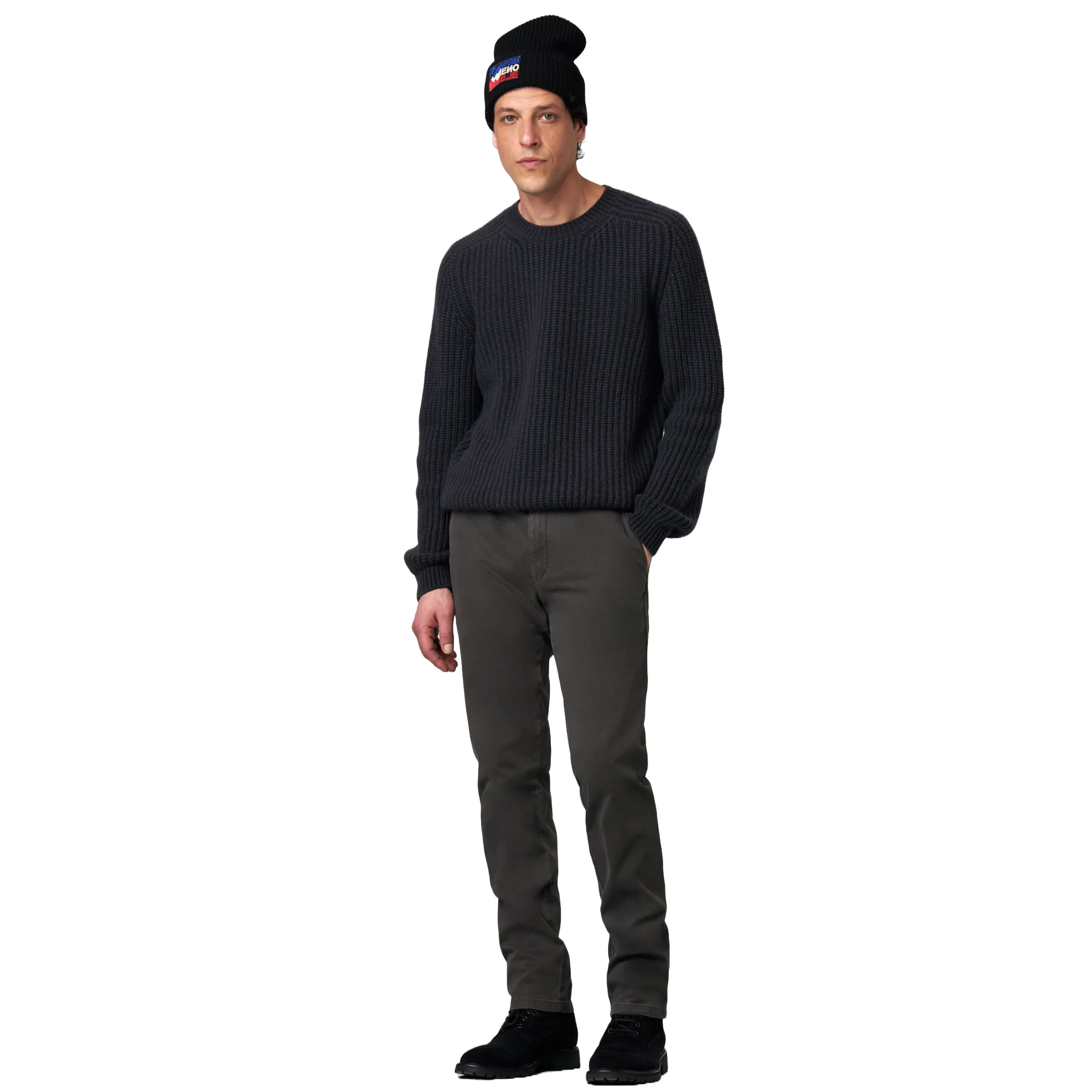 Meyer Bonn Modern Fit Chinos - Grey