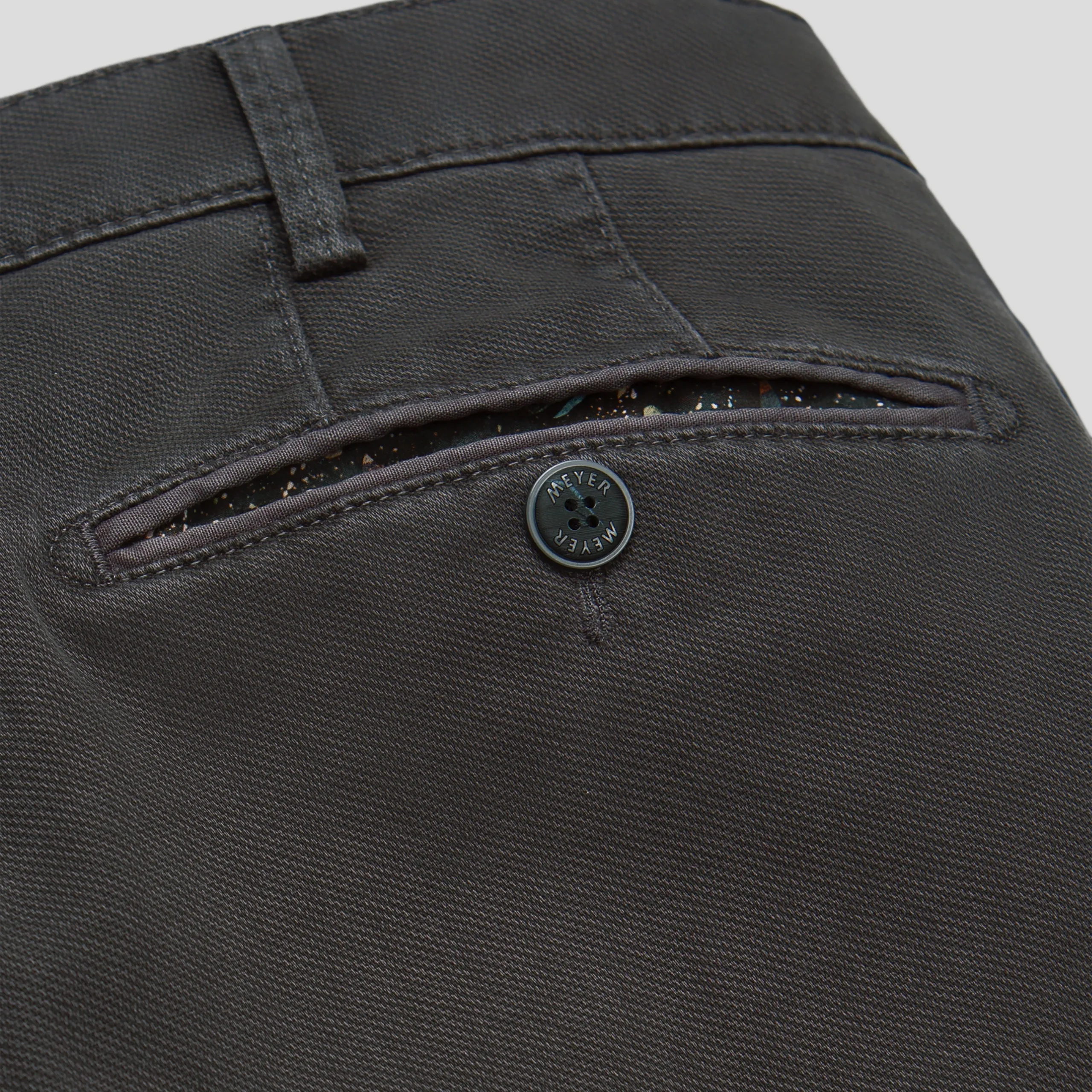 Meyer Bonn Modern Fit Chinos - Grey