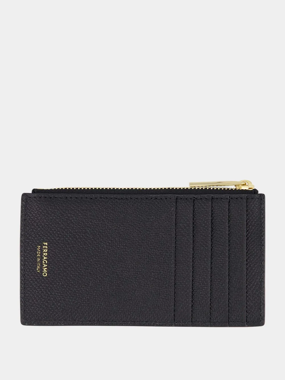 Micro Gancio Black Card Holder