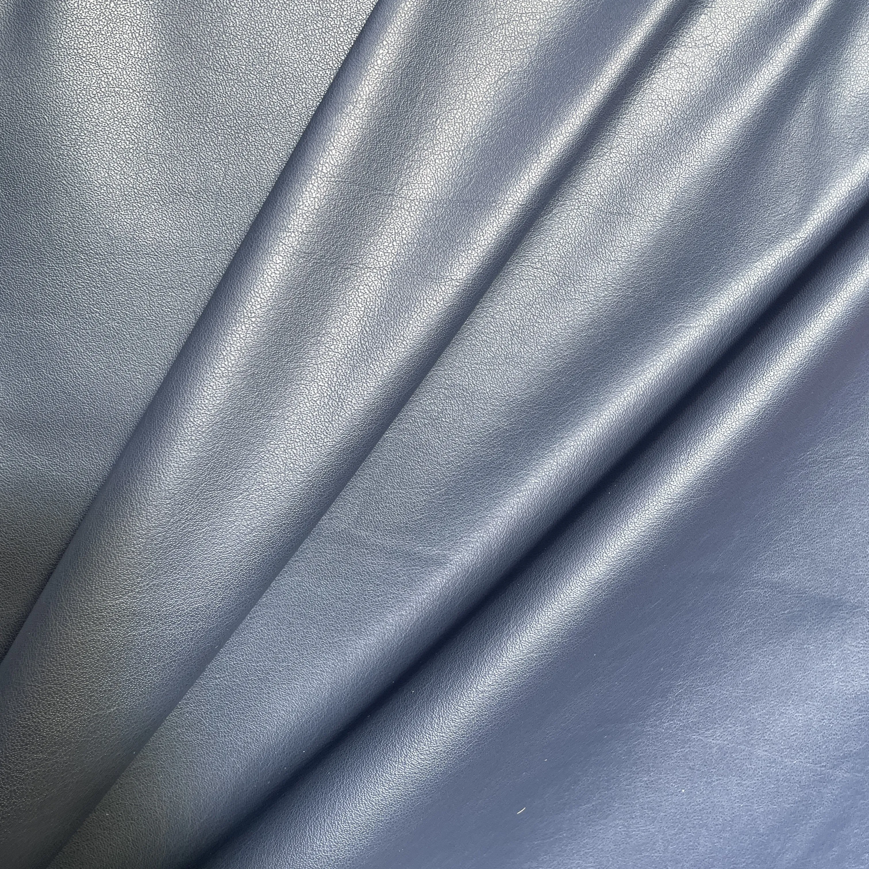 Milano Garment Cow Sides | Navy | 0.6 mm | 27 sq.ft | From $285 ea.