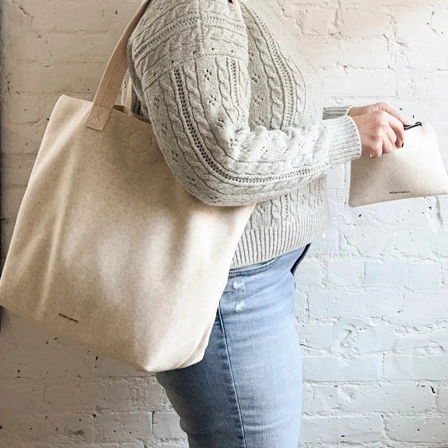 Monk   Anna Wooly Tote