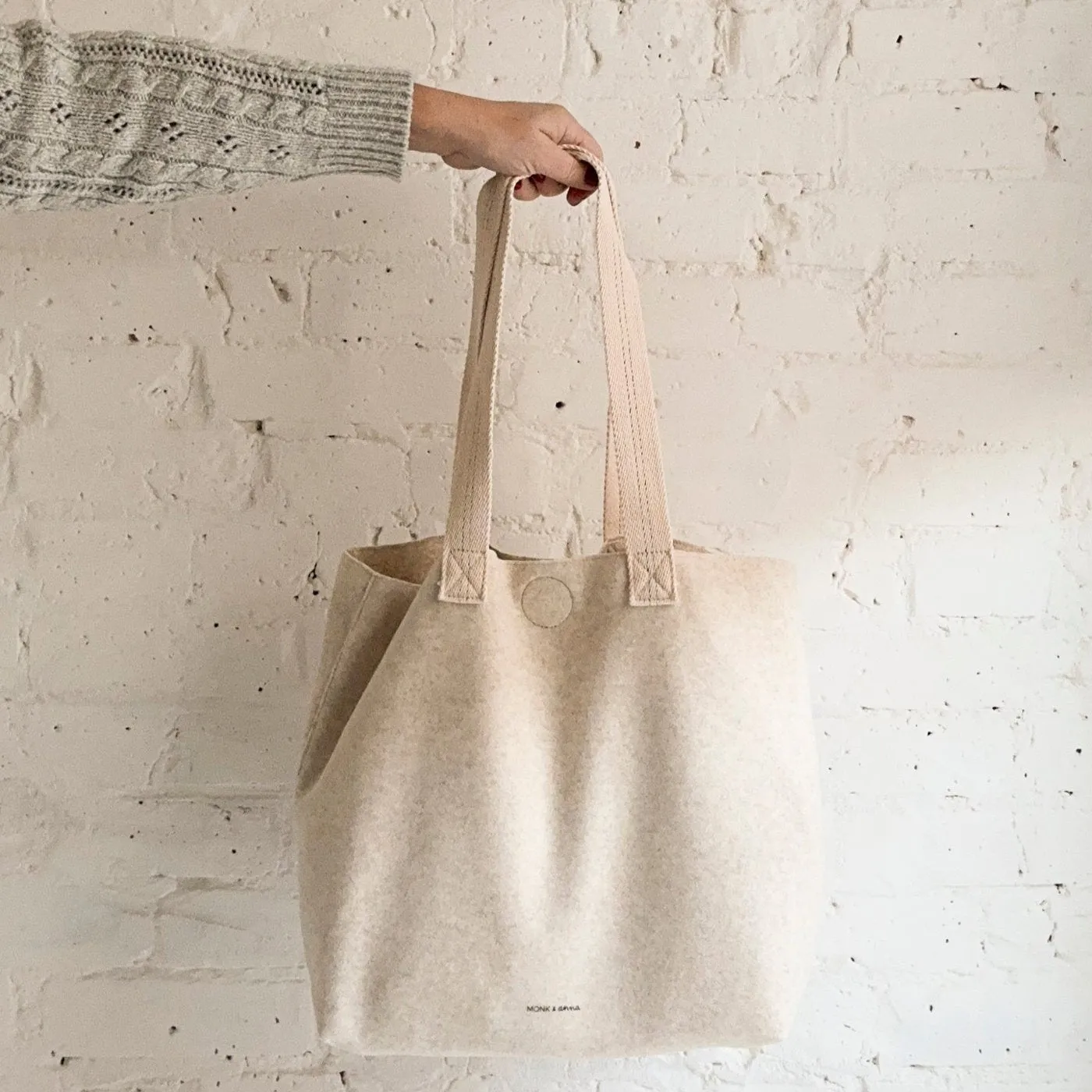 Monk   Anna Wooly Tote