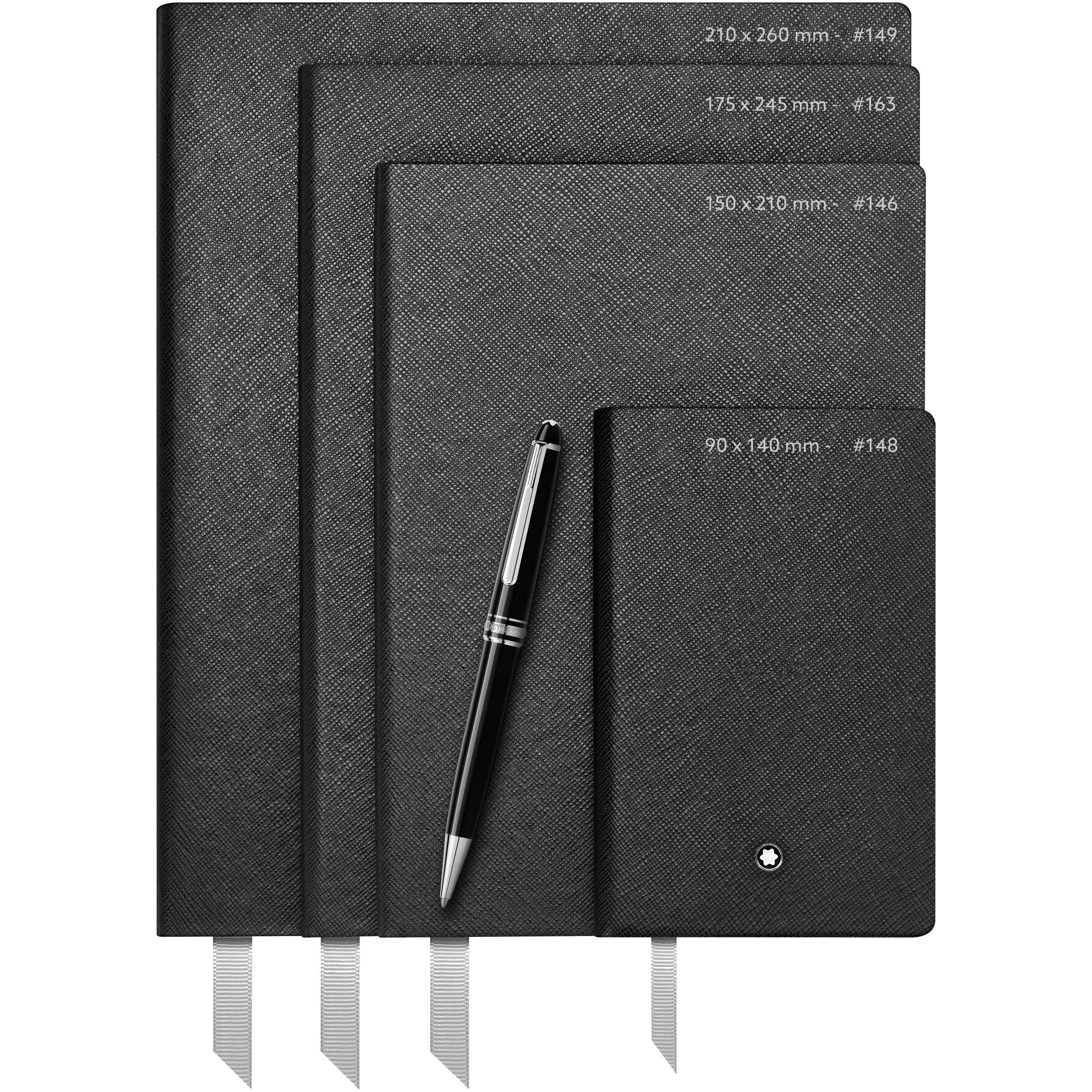 Montblanc Notebook Notebook Block 148 Black (black) luxury stationery 118036
