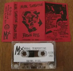 MORAL TURPENTINE (NZ) - Brown Piss TAPE RED J-CARD