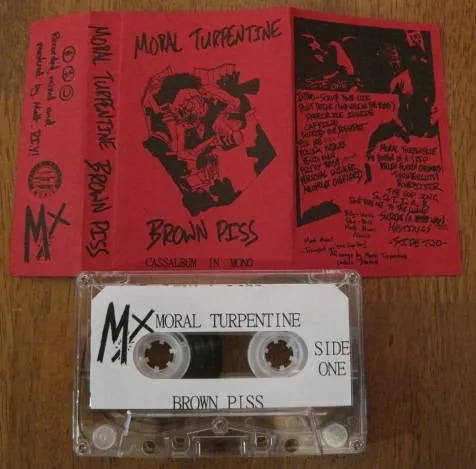 MORAL TURPENTINE (NZ) - Brown Piss TAPE RED J-CARD