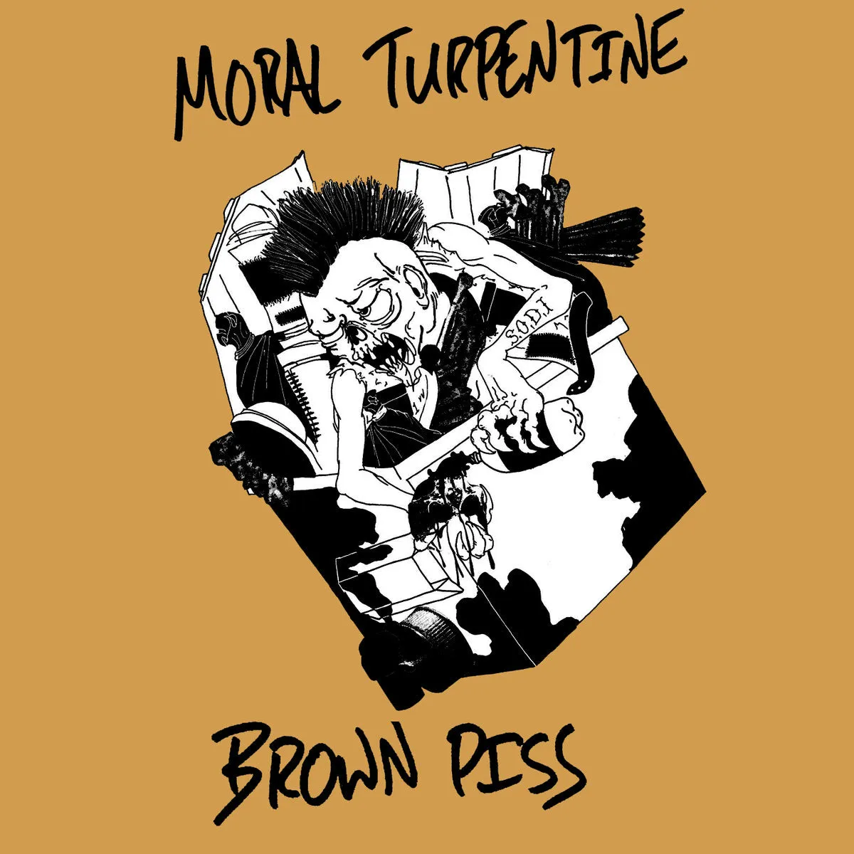 MORAL TURPENTINE (NZ) - Brown Piss TAPE RED J-CARD
