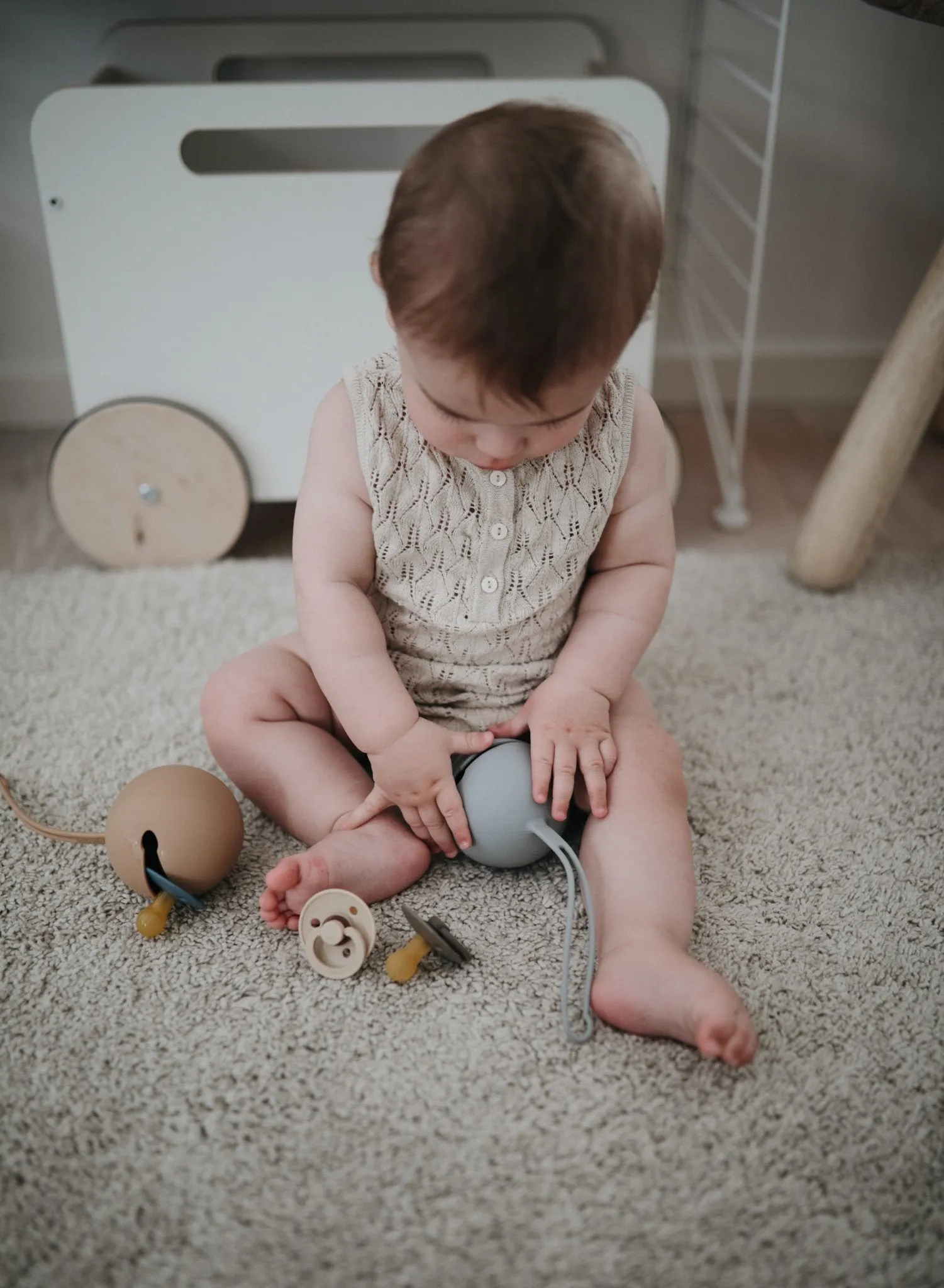 Mushie Pacifier Case (Cambridge Blue)