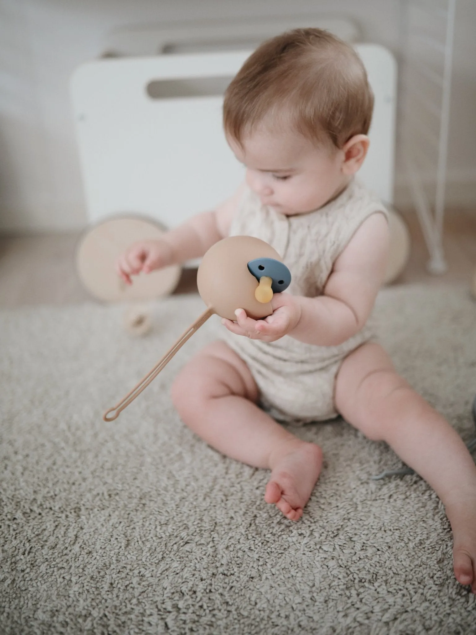 Mushie Pacifier Case (Cambridge Blue)