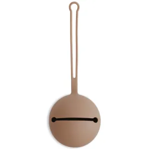 Mushie Pacifier Case (Pale Taupe)