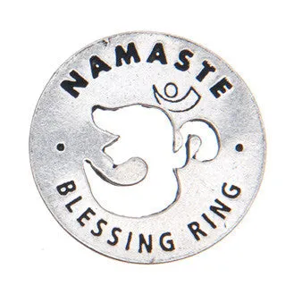 Namaste Blessing Ring Charm