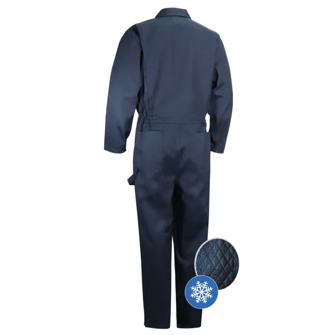 Navy Winter Lined Coverall by GATTS Workwear - Style 791D