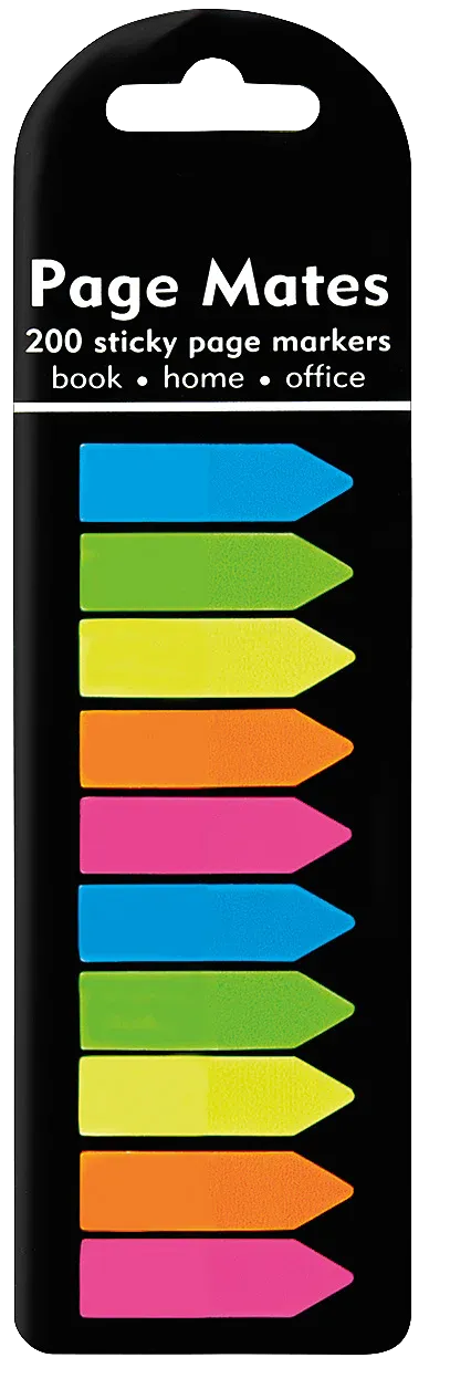 Neon Arrow Page Mates (Set of 200)