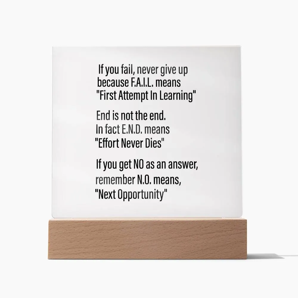 Never Give Up