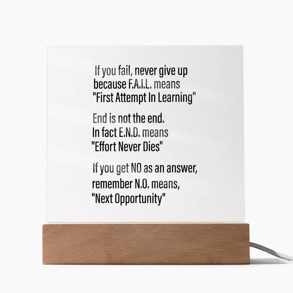 Never Give Up