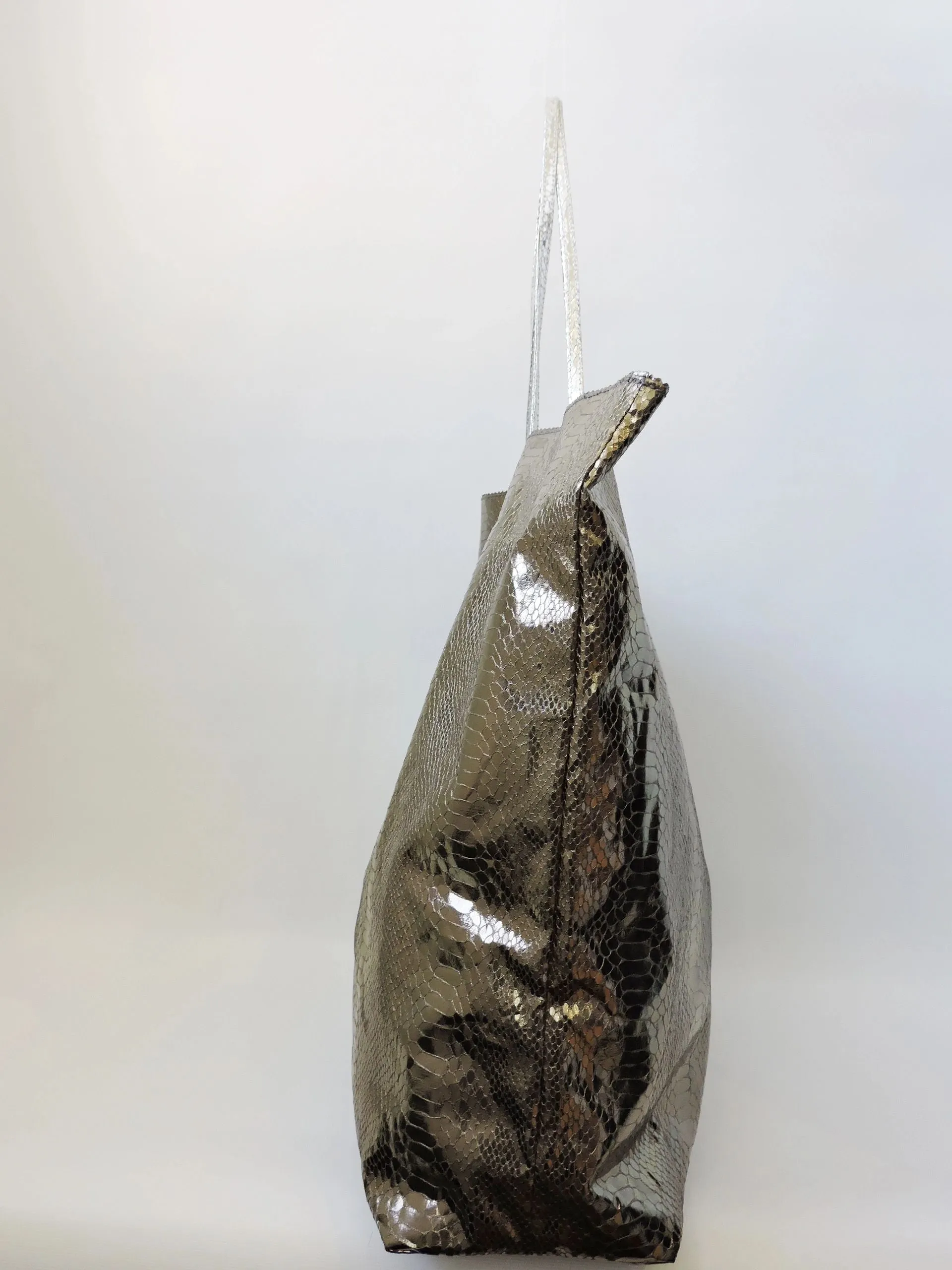 NEW Green Python Tote