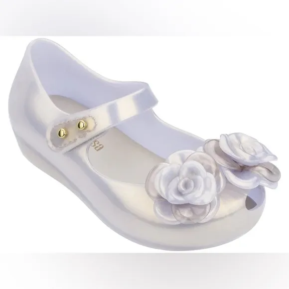 NIB Mini Melissa Miniflower in Pearl