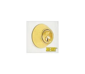 NuSet Keyed Alike Single Cylinder Deadbolt (Brass)