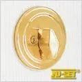 NuSet Kwikset Keyed Single Cylinder Deadbolt (Brass)