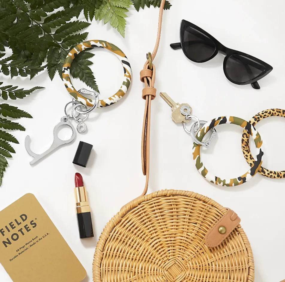 O-Venture Silicone Key Ring - Camo
