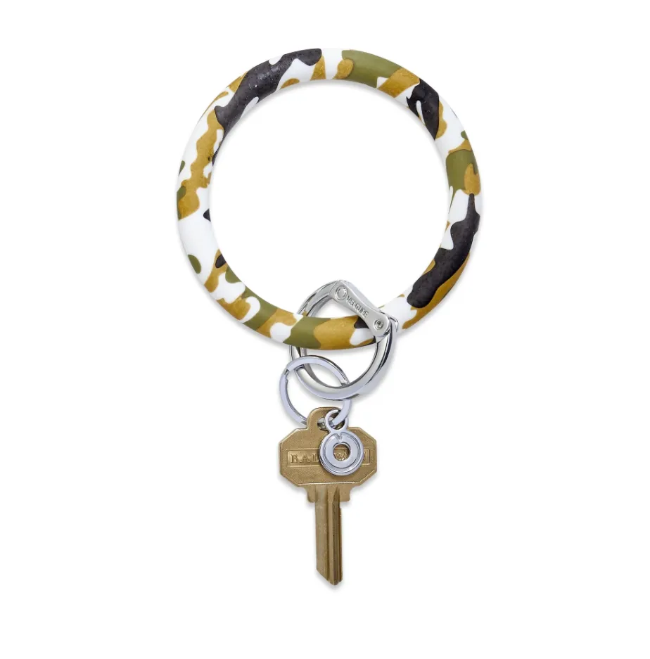 O-Venture Silicone Key Ring - Camo