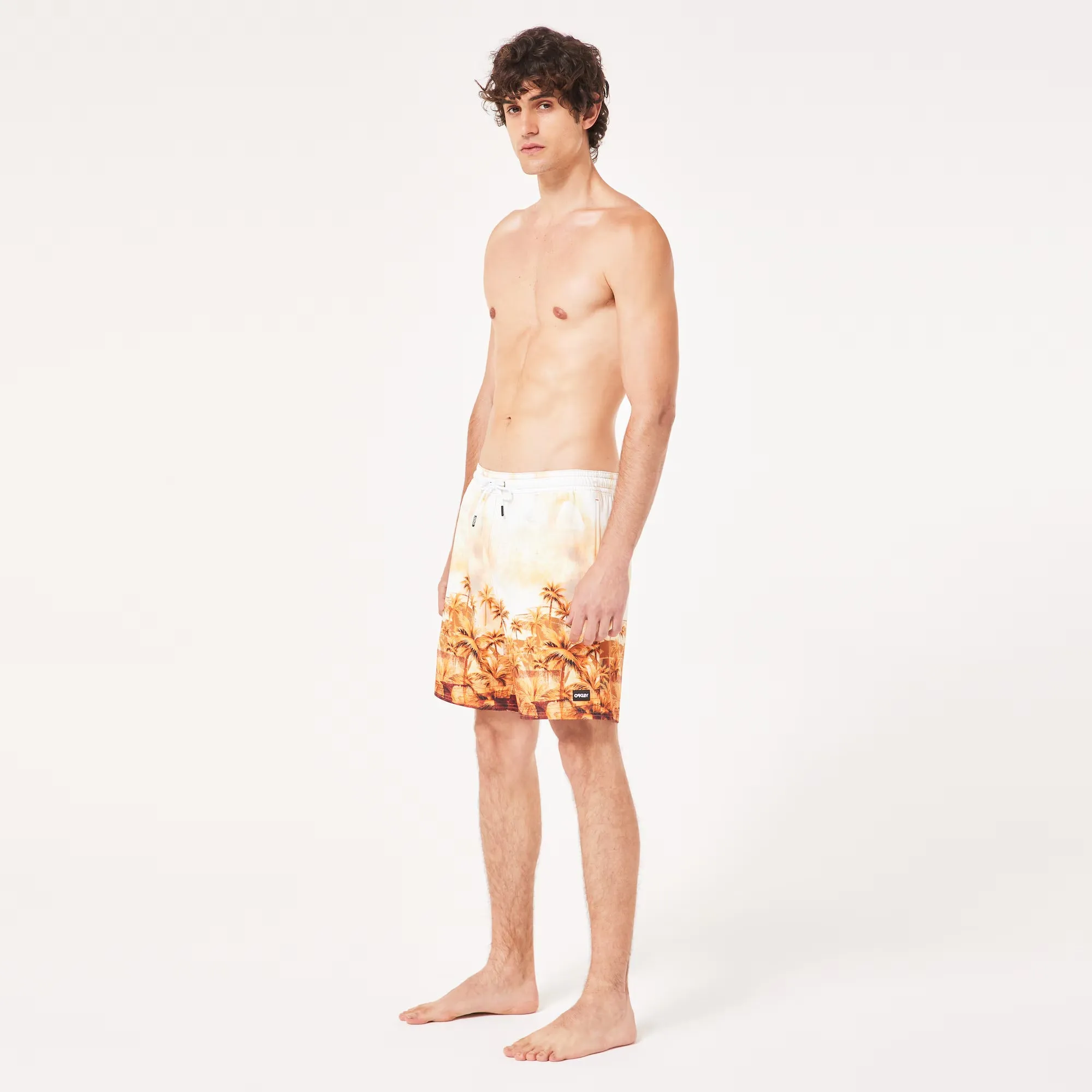 Oakley Canary Palms RC 18" BeachShort - Palm Print Grenache