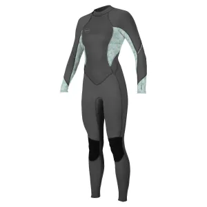 Oneill Womens Bahia 3/2mm Wetsuit Graph/Mirage/tropical