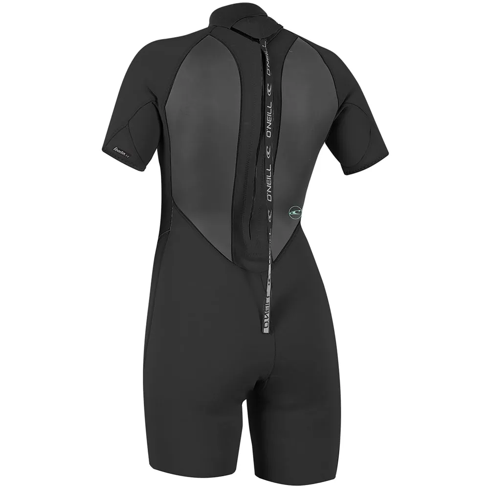 O'Neill Womens Reactor 2mm Shortie Wetsuit  - Black/Black/Black