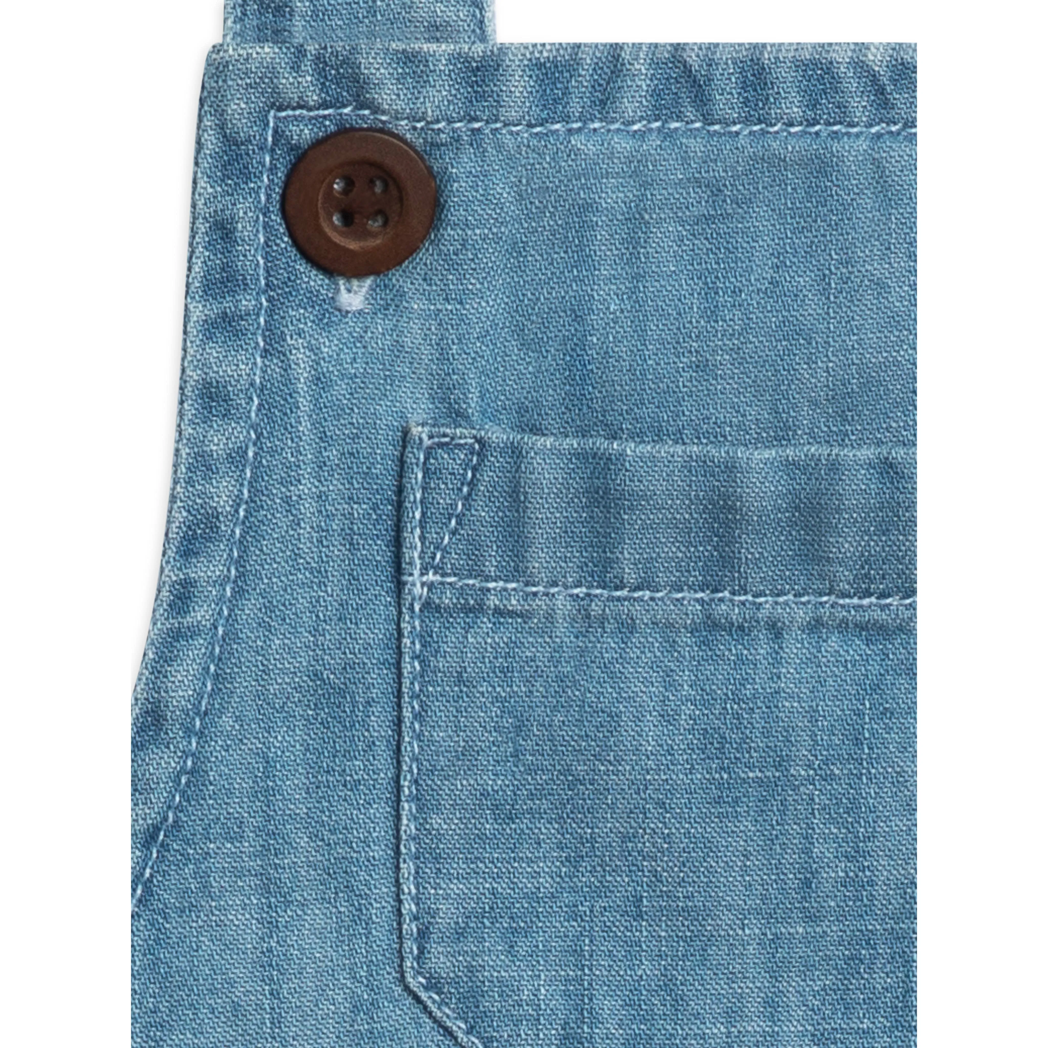 Organic Baby & Kids Noe Chambray Bubble Overall