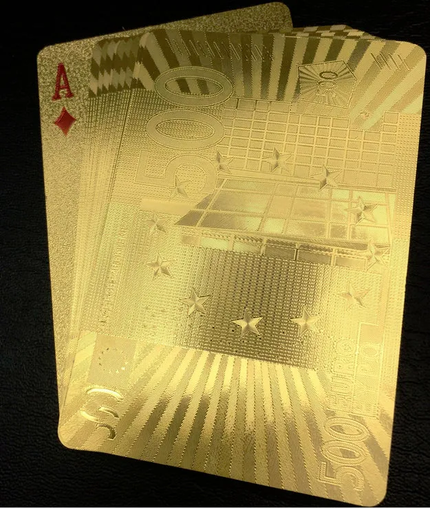 Original Gold Foil Waterproof Playing Cards