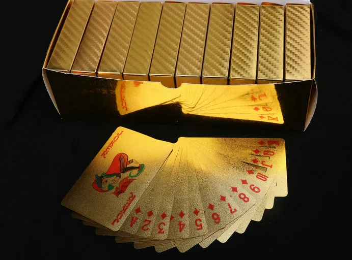 Original Gold Foil Waterproof Playing Cards