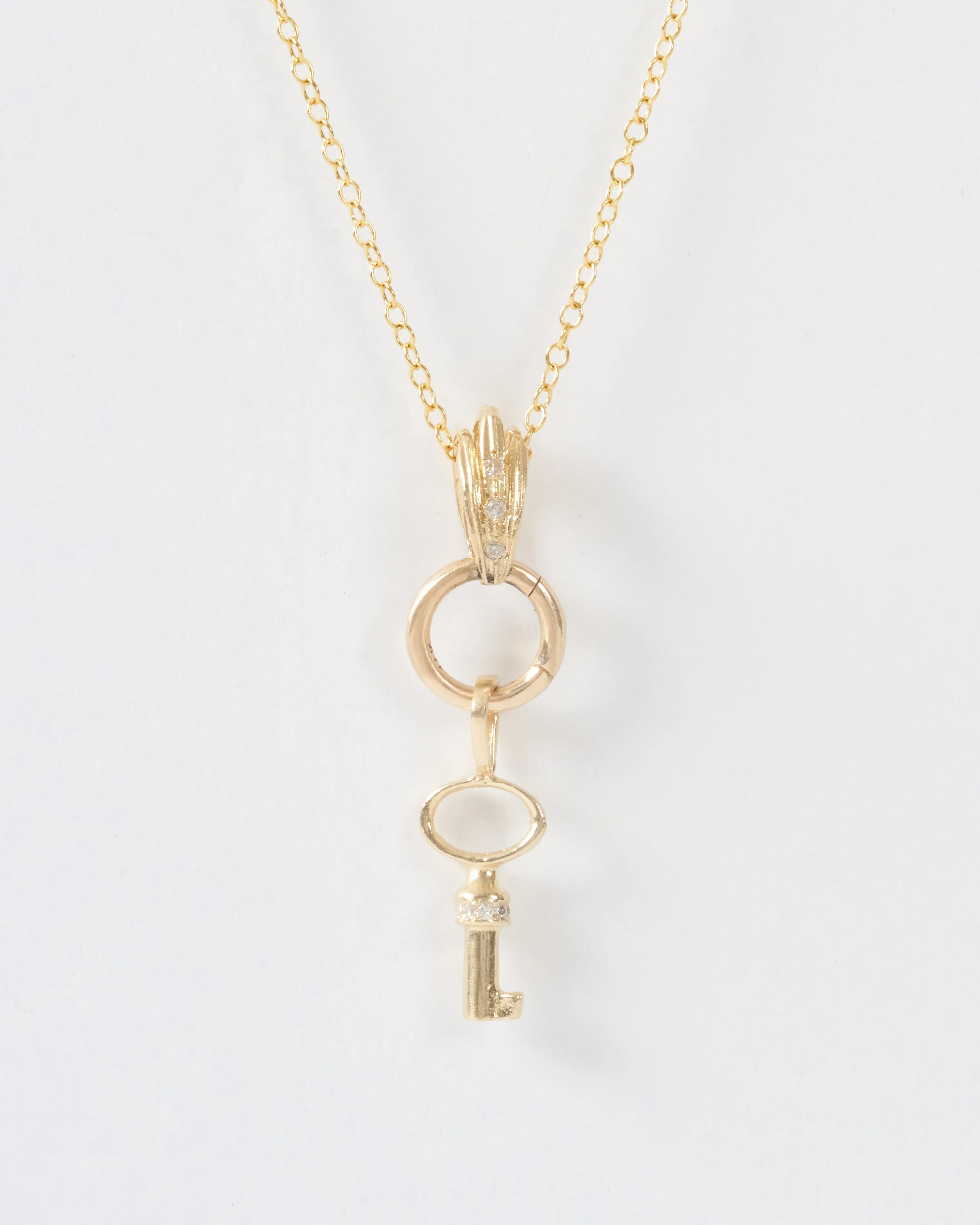 oval key charm