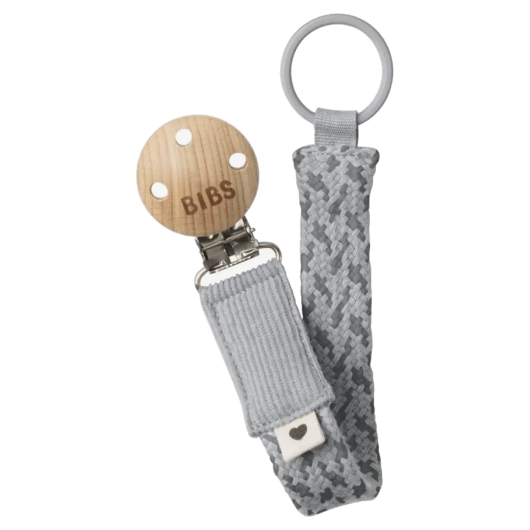 Pacifier Clip - Cloud/Iron